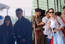 करिश्मा के बेटे ने कैमरों से किनारा कर लिया कार का रास्ता
